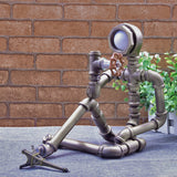 Industrial Pipe Table Lamp  Steampunk LED Design - Product showcase