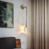 Modern Crystal Wall Lamp  Geometric Glass Design - Detailed view