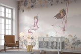 Papier Peint Mural Princesse | Licorne de Rêve et Design Floral