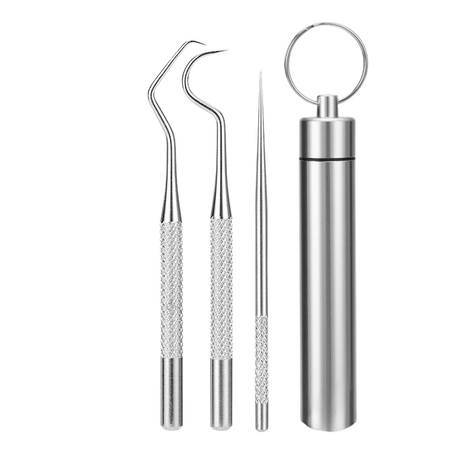 Professional Dental Care Tool  Stainless Steel Explorer  Scraper - Product detail 5