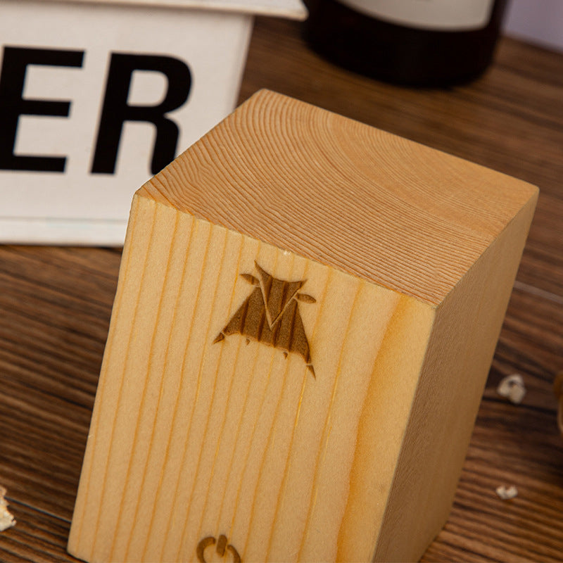 Modern LED Table Lamp  Wood Grain Touch Control Design - Product example