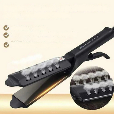 Professional Steam Hair Straightener  Ceramic Plates With Steam Vents - Product showcase