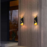 Modern LED Wall Light  Black Gold Spiral Design - Product detail 4