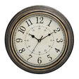 Vintage Wall Clock  Antique Bronze Frame Design - Product showcase