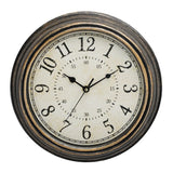 Vintage Wall Clock  Antique Bronze Frame Design - Product showcase