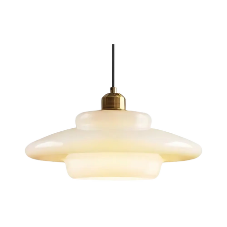 Art Deco Pendant Light  Layered Glass Shade Design - Product detail 18
