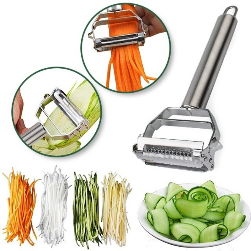 Professional Kitchen Peeler  Dual Blade Stainless Steel Design - Product detail 4
