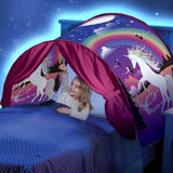 Childrens Bed Tent  Unicorn Rainbow Dream Canopy - Product showcase