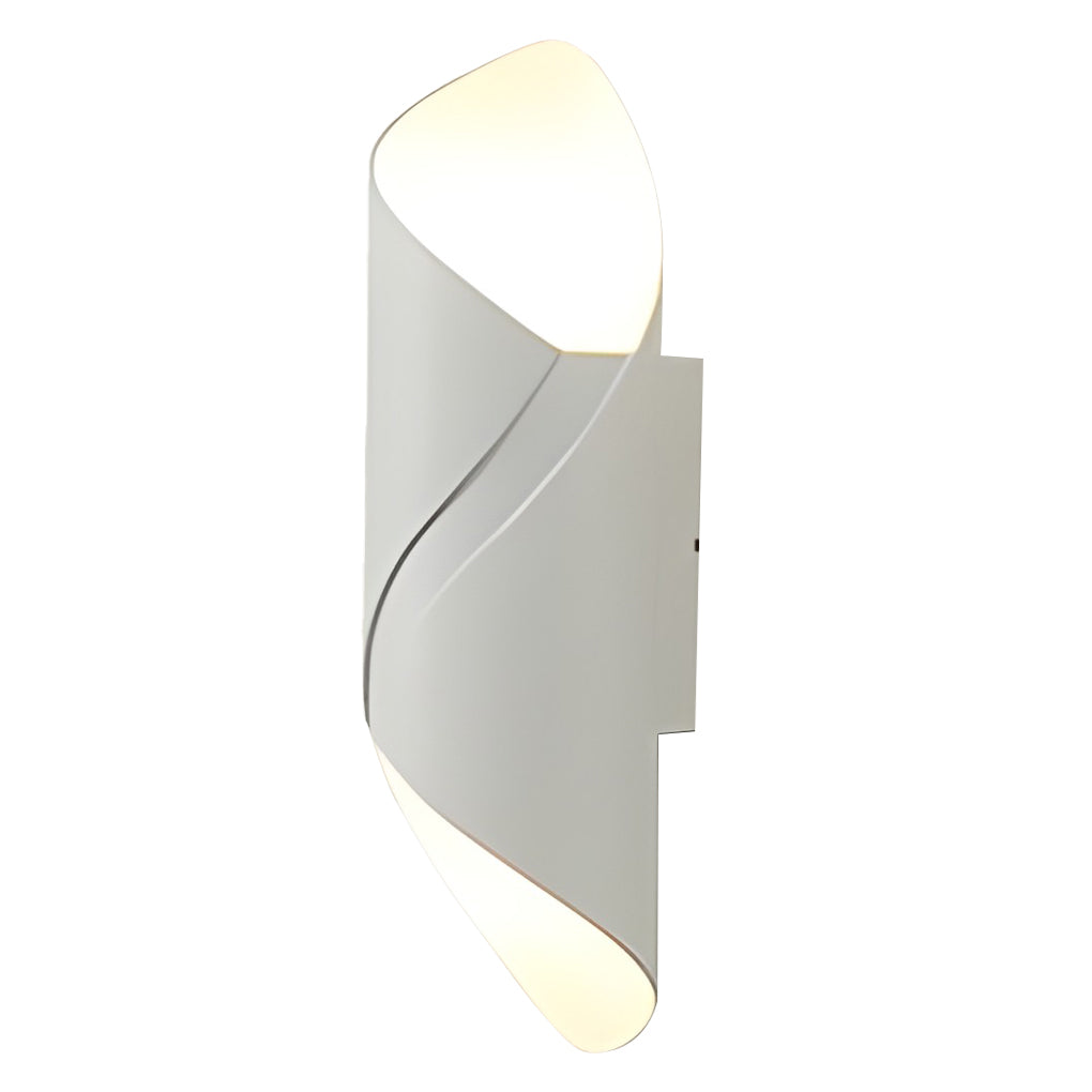 Modern Outdoor Wall Light  Spiral Black Metal Sconce - Product detail 4