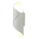 Modern Outdoor Wall Light  Spiral Black Metal Sconce - Product detail 4