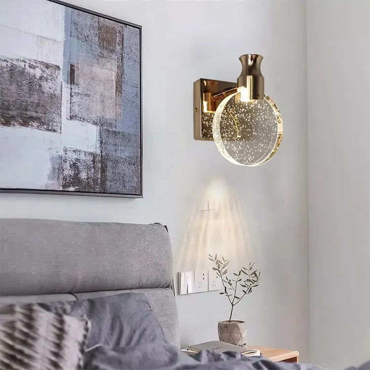 Modern LED Wall Light  Circular Glass Bubble Design - Product detail 5