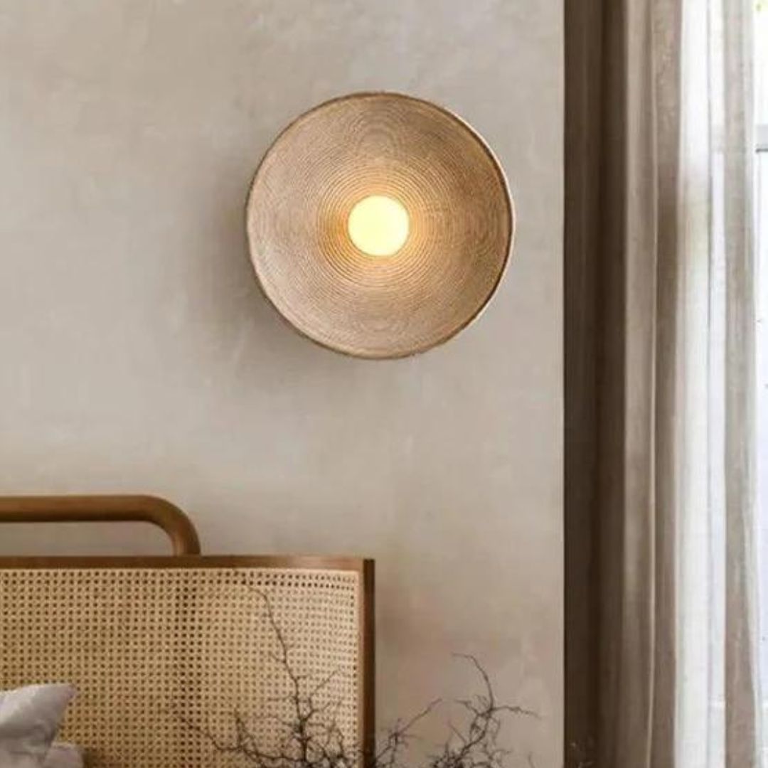 Modern Wall Sconce  Textured Glass Shade - Product detail 5