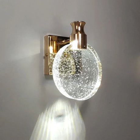 Modern LED Wall Light  Circular Glass Bubble Design - Product detail 6