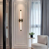 Modern LED Wall Light  Vertical Acrylic Bar Design - Detailed view
