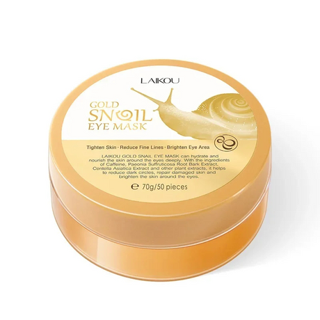 Gold Snail Eye Mask  Dark Circle  Puffiness Relief - Product showcase