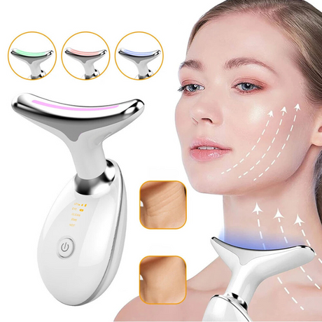 LED Face Massager  EMS Therapy Skin Tightening Device - Product showcase