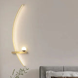 Curved LED Wall Lamp  Modern Minimalist Design - Product detail 10