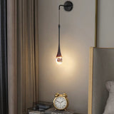Modern LED Wall Lamp  Crystal Drop Design With Gold Accents - Product detail 8