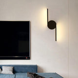 Modern LED Wall Sconce  Curved Aluminum Half-Circle Design - Product detail 11