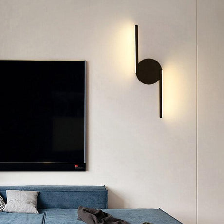 Modern LED Wall Sconce  Curved Aluminum Half-Circle Design - Product detail 11