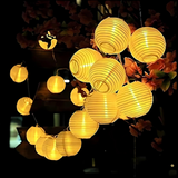 Solar String Lights Outdoor  Multicolor LED Lantern Chain - Product detail 7