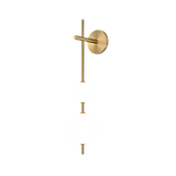 Modern Globe Wall Lamp  Vertical Brass Frame Design - Product detail 9