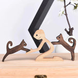 Wooden Animal Figurines  Handcrafted Eco-Friendly Decor - Product detail 8