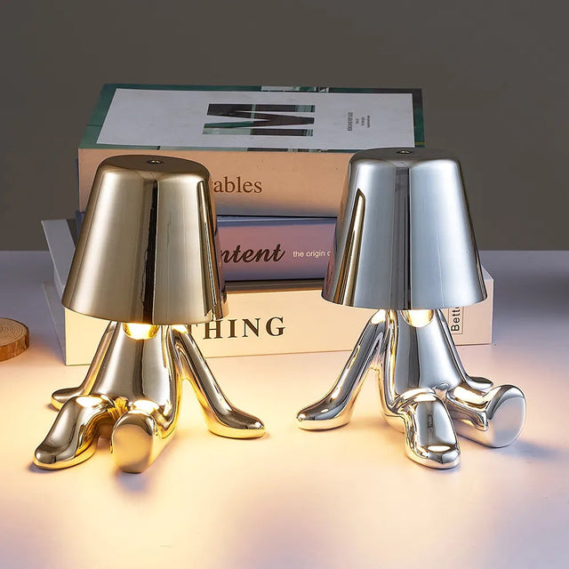 Modern Table Lamp  Metallic High Heel Design - Product showcase
