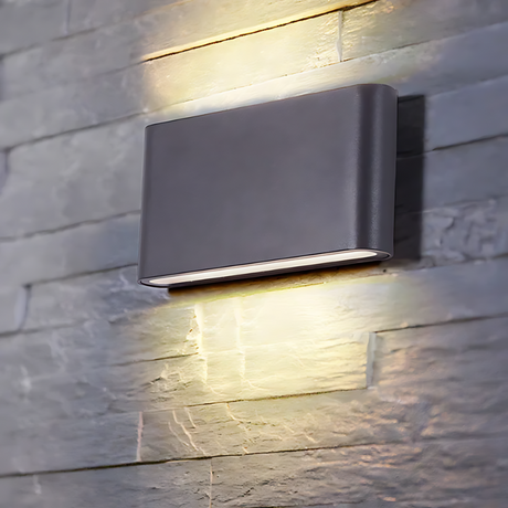 Modern Outdoor Wall Light  Waterproof LED Black Aluminum - Product detail 8