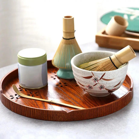 Traditional Matcha Tea Set  Bamboo Whisk and Accessories - Product showcase