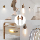 Motion Sensor LED Wall Light  Scandinavian Wood Design - Product detail 4