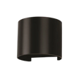 Modern Cube Wall Light  Black Aluminum LED Sconce - Product showcase