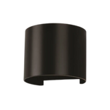 Modern Cube Wall Light  Black Aluminum LED Sconce - Product showcase