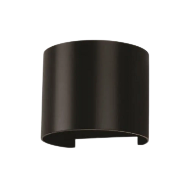 Modern Cube Wall Light  Black Aluminum LED Sconce - Product showcase