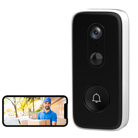 Smart Video Doorbell  3MP HD Camera with Two-Way Audio - Product showcase