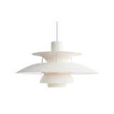 Scandinavian Pendant Light  Layered Metal Disc Design - Detailed view