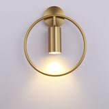 Modern Circle Wall Light  Minimalist Black Metal Design - Product detail 9