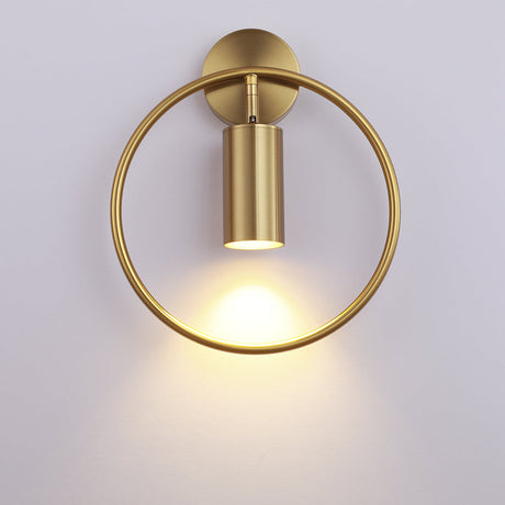 Modern Circle Wall Light  Minimalist Black Metal Design - Product detail 9