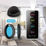 Smart Key Finder Set  4 Color-Coded Wireless Trackers with LED Alert - Detailed view
