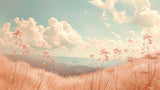 Sky Mural Wallpaper | Dreamy Terracotta Landscape