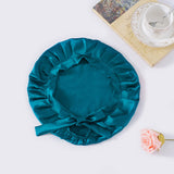 Silk Sleep Cap  Mulberry Silk Hair Protection With Ribbon - Detailed view