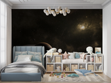Space Mural Wallpaper | Saturn Galaxy View