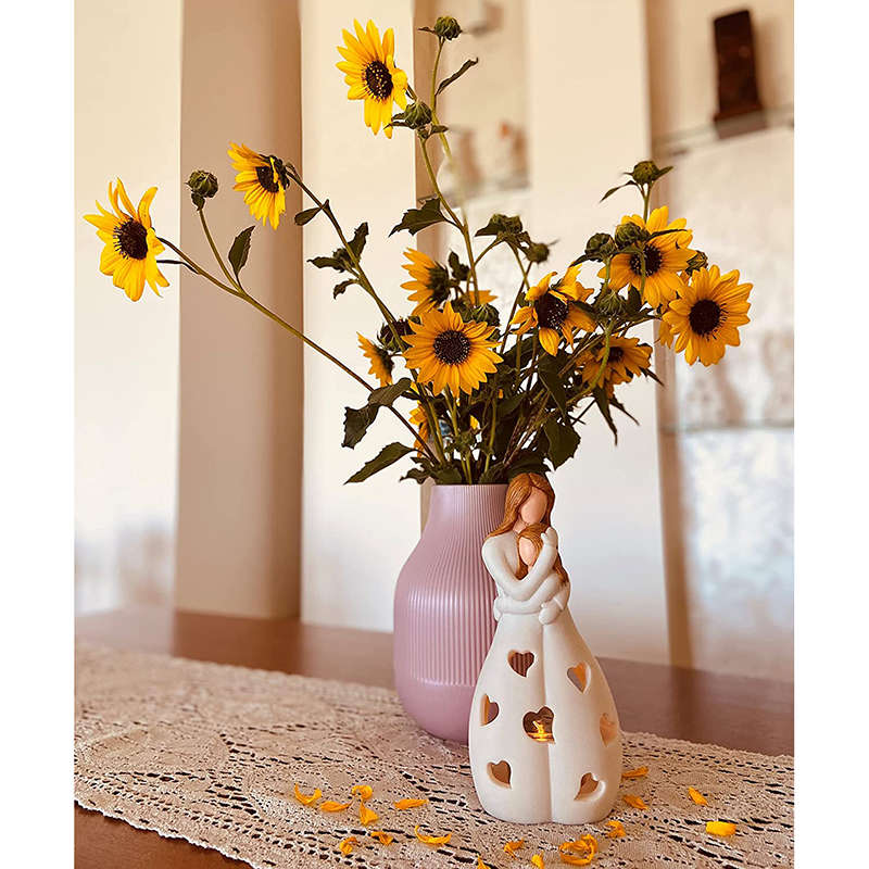 Love Heart Table Lamp  Ceramic Mother Child Design - Product detail 8