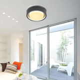 Modern Outdoor Wall Light  Black Metal Round LED Sconce - Product detail 5