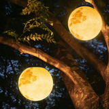 Solar Garden Pendant Light  Moon-Inspired LED Globe Design - Product example