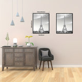 Modern Picture Frame Set  Black Gallery Style 20x28 Frames - Product detail 5