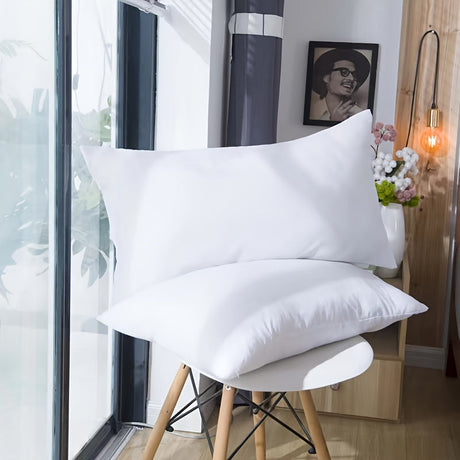 Cotton Bed Pillows  Breathable Hypoallergenic Set of 2 - Product detail 4