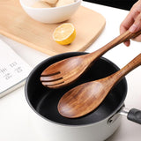 Wooden Salad Servers  Natural Grain Serving Set - Product detail 7