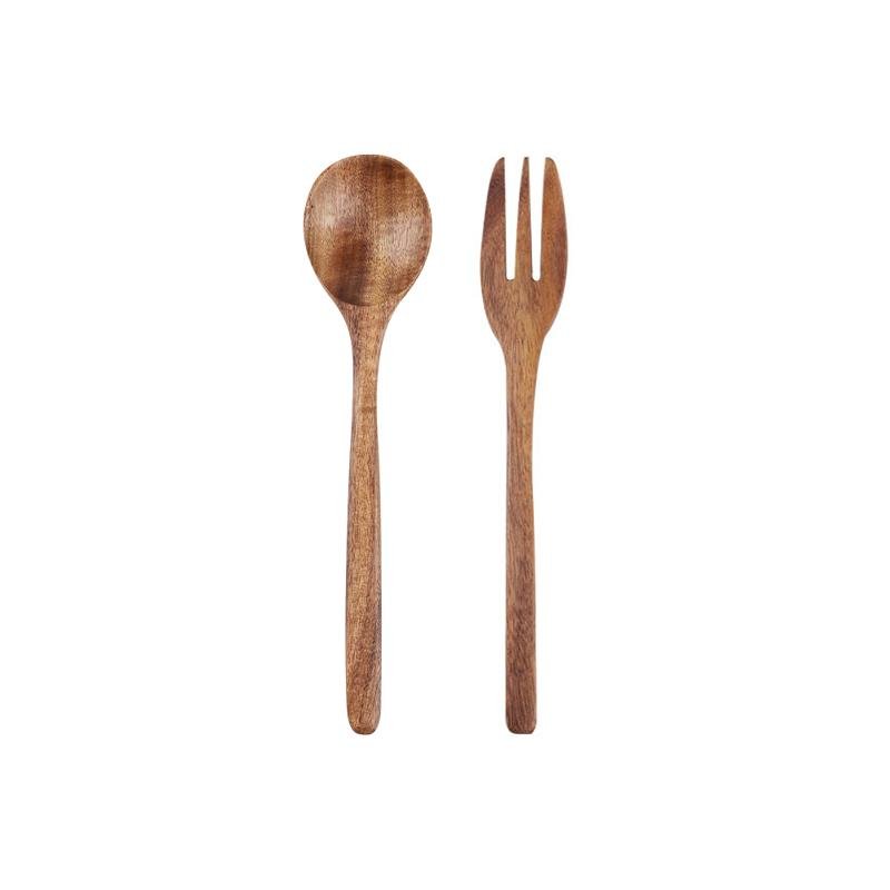 Wooden Serving Set  Natural Burlywood Kitchen Utensils - Product detail 5