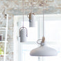 Modern Pendant Light  Black Metal Wood Accent - Product detail 5